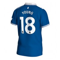 Everton Ashley Young #18 Hemmatröja 2023-24 Korta ärmar